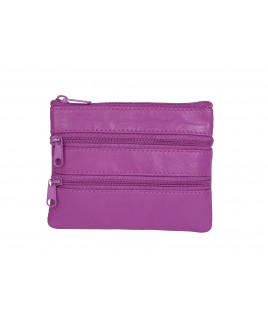 Goat Nappa Top Zip Coin & Key Purse- LOWER PRICE!